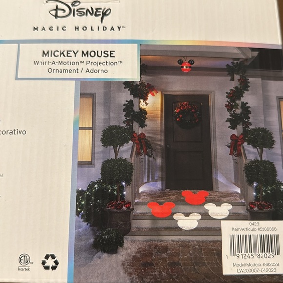 Disney Magic Holidays projection whirl-a-motion NIB Mickey Mouse - Picture 5 of 7